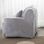 vctops 1-Piece Velvet Plush Stretch Chair Sofa Slipcover Soft Fuzzy Fluffy - Image 4