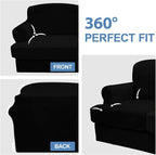 CUCRAF T Cushion Sofa Cover 4 Piece Slipcovers, Soft Thick Velvet Couch Cover - Image 6