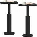 LAATOOREE Small Round Side Tables Set of 2, Drink Tables, Accent Coffee Tables by LAATOOREE