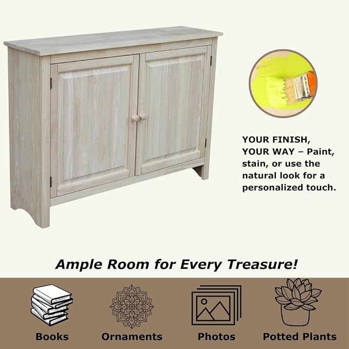 Solid Wood Hall Cupboard - Image 5