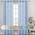 H.VERSAILTEX Linen Curtains Natural Blended Curtain Panels by HVERSAILTEX