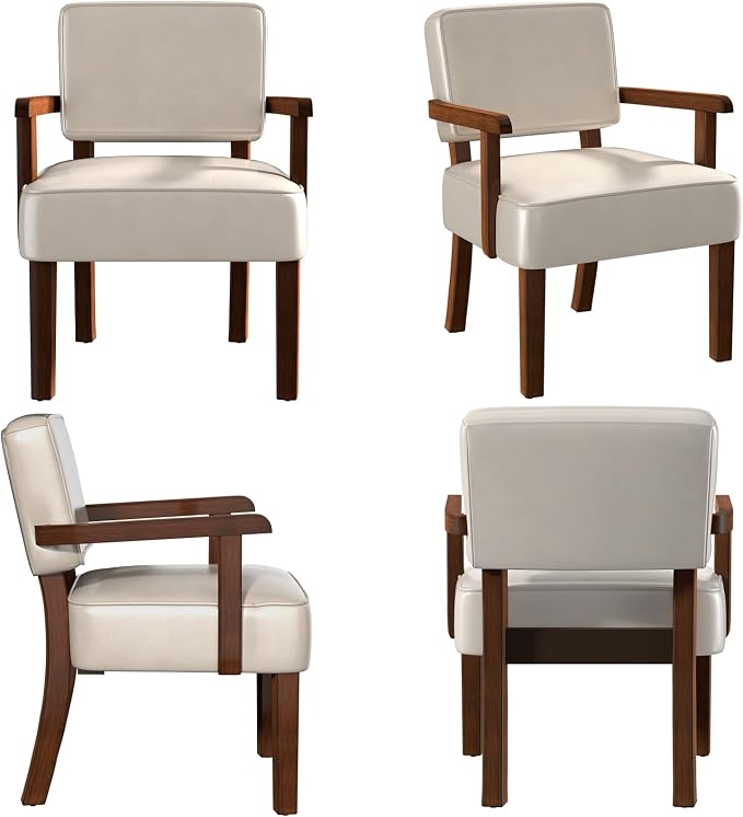 FAGAGA Accent Chair, PU Leather Chair - Image 6