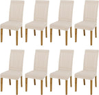BIETYONE Stretch Dining Chair Covers Set of 8, Soft Removable Washable Kitchen by BIETYONE