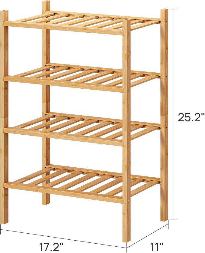 viewcare Small Shoe Rack, 6-Tier Shoe Shelf - Image 3