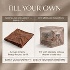 SOFTSOUL DIY Fillable Storage Ottoman – Stuff - Image 3
