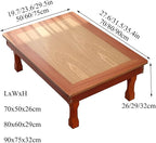 Folding Table, Korean Solid Wood Dining Table/Study Table/Coffee Table/Kang - Image 3