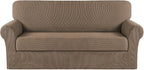 Turquoize Stretch Sofa Slipcover 2 Pieces Sofa Cover Couch Cover by Turquoize