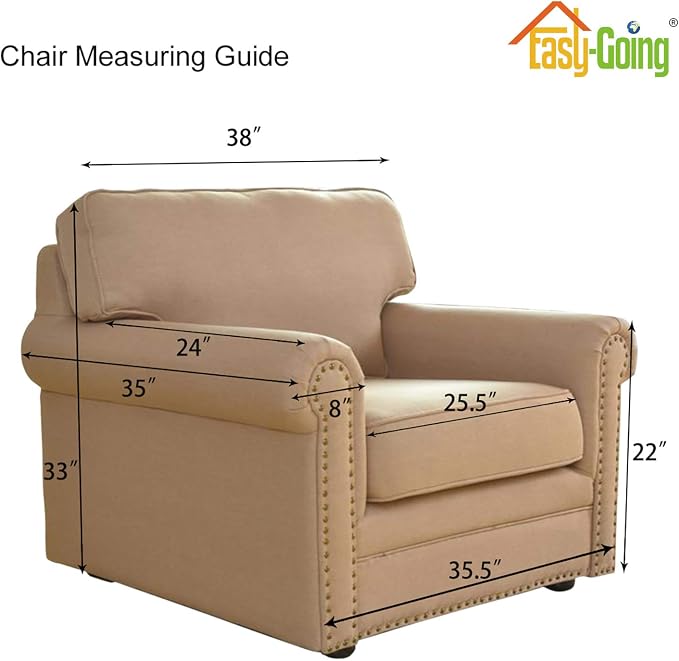 Easy-Going Stretch Chair Slipcover - Image 7