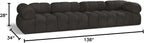 Meridian Furniture 611Brown-S136A Ames Collection Modern | Contemporary Modular - Image 3