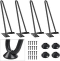 SMARTSTANDARD 10 Inch Heavy Duty Hairpin Furniture Legs, Metal Home DIY Projects by SMARTSTANDARD