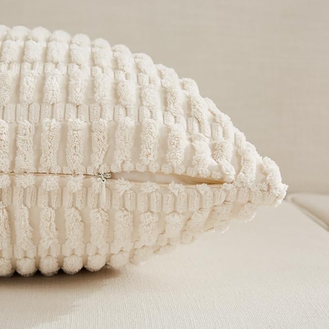 Fancy Homi 4 Packs Decorative Throw Pillow Covers - Image 3