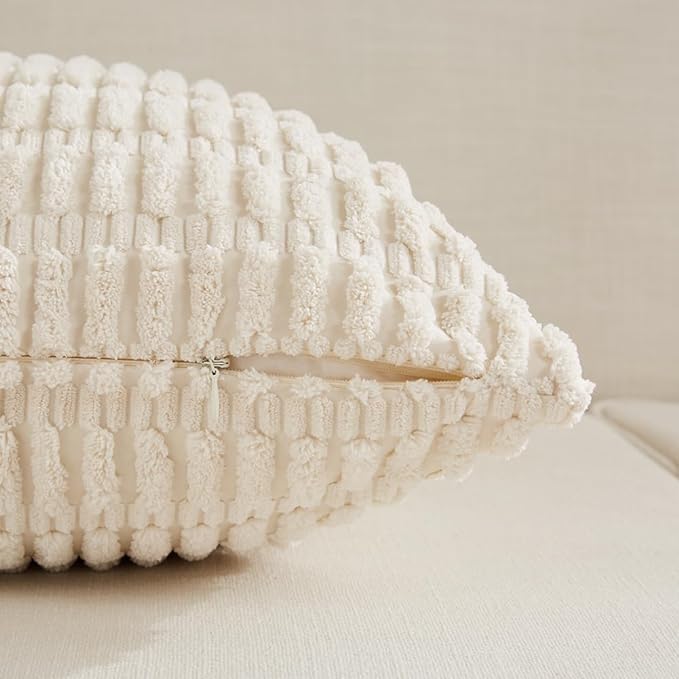 Fancy Homi 4 Packs Decorative Throw Pillow Covers - Image 3