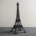 Hosley Set of 2 Tabletop Iron Eiffel Tower 15" Tall. Ideal Gift for Wedding, Home, Party Favor, Spa, Reiki, Meditation, Bathroom Settings P1 - Image 4