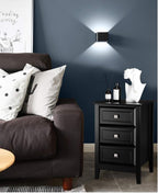 Bonnlo Upgraded Black Nightstand - Image 2