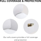PureFit Stretc Recliner Chair Covers Fleece Soft Couch Covers - Image 3