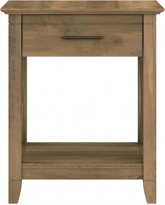 Bush Home End Table with Drawer, Nightstand with Storage, Living Room and - Image 7
