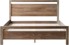 Grain Wood Furniture Loft Full Size Solid Wood Bed, Weathered Pine - Image 3
