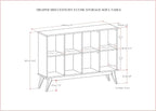 SIMPLIHOME Draper Console Table - Image 3
