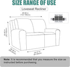Genina Recliner Loveseat Cover Stretch Couch Covers Sofa slipcover - Image 6