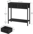 HOOBRO 29.5" Narrow Console Table - Image 3