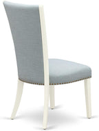 East West Furniture VEP2T15 Verona Parson Dining Chairs - Image 6