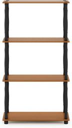 Furinno Turn-N-Tube 4-Tier Multipurpose Shelf Display Rack, Classic Tubes - Image 6