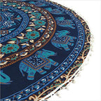 Mandala Floor Pillow Cover Meditation Cushion Seating Throw Hippie Round - Image 7