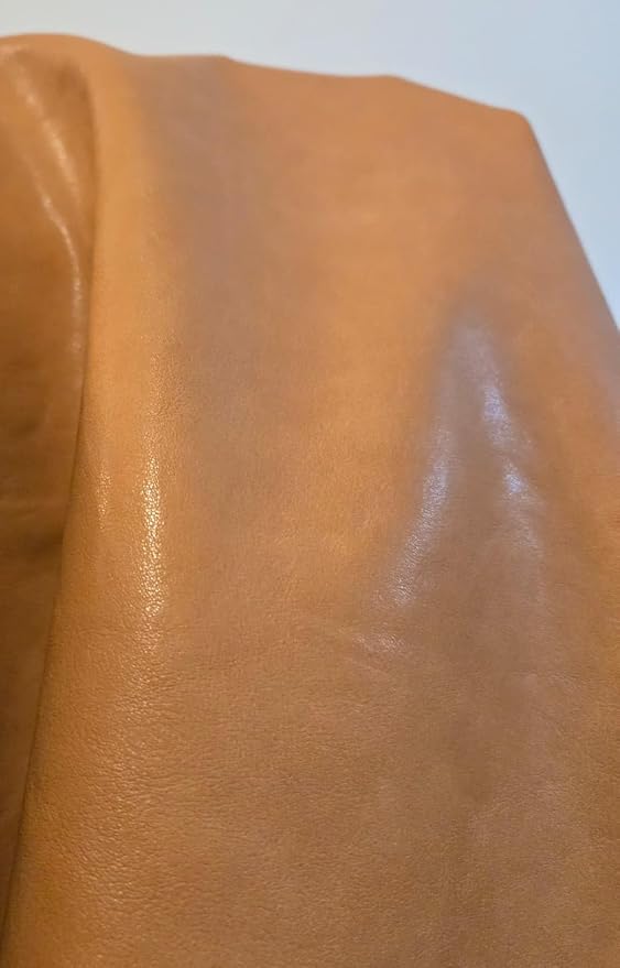 NAT Leathers™ | Wheat Camel Vegetable Tanned Tan Soft Faux Vegan Leather PU | 1 by NATLeathers