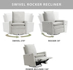 Oxford Baby Uptown Power Recliner/Glider - Image 3