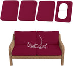 Waterproof Outdoor Cushion Covers, Stretch Patio Slipcovers | UV Resistant by hyha