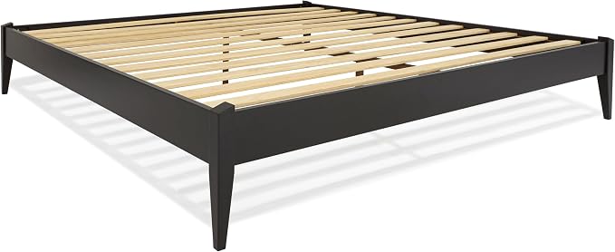 Bme Dinkee King Platform Bed Frame Wood 15 Inch - Image 5