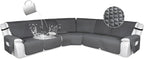 HDCAXKJ 100% Waterproof Reclining Sectional Couch Covers L Shape Recliner Sofa by HDCAXKJ