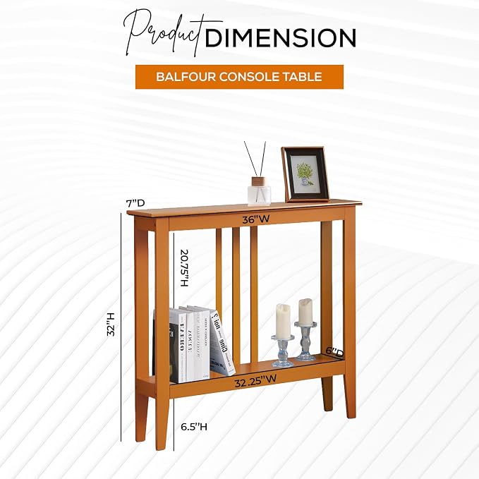 Kings Brand Furniture Narrow Console Table - Image 2