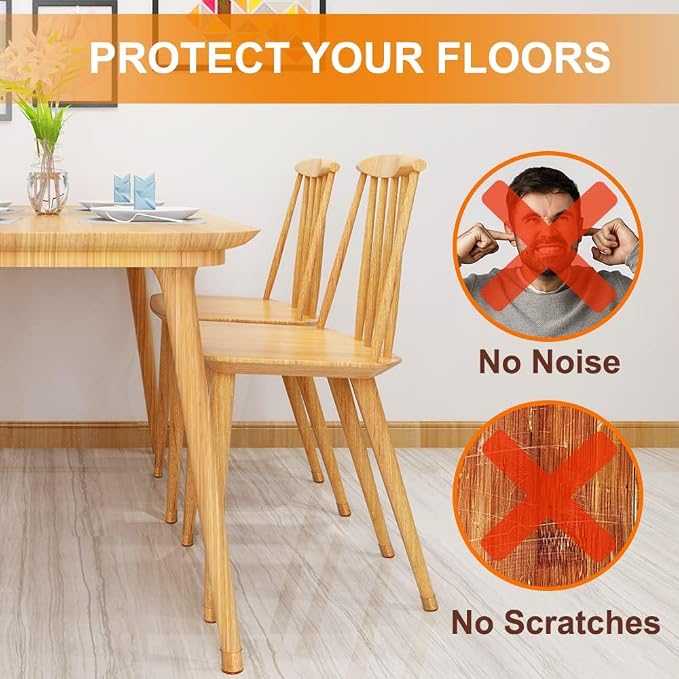 24 Pcs Chair Leg Floor Protectors - Image 4