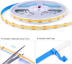 AIMENGTE Cabinet Light 12V COB LED Strip Lights, 6-in-1 Penetrable Touch Dimming - Image 6