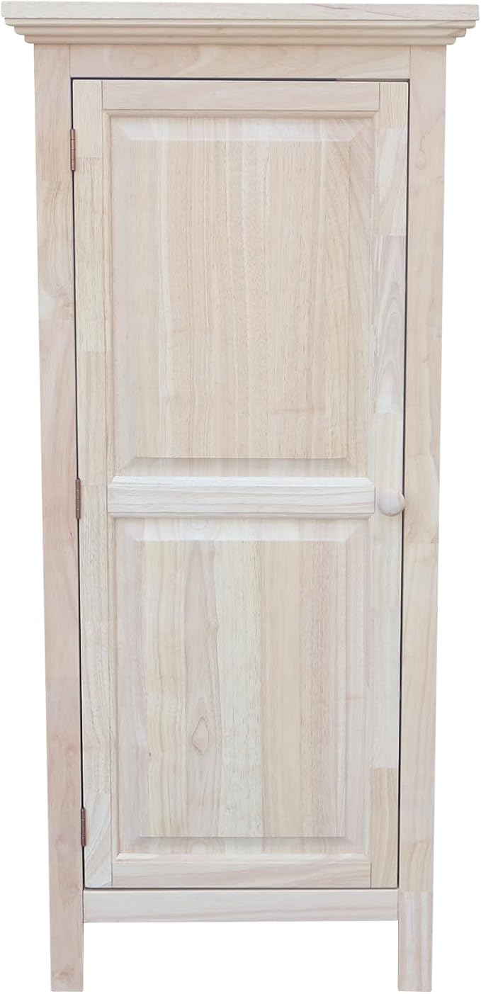 Single Jelly Cabinet, Solid Parawood Construction, 22.8"W x 12.5"D x 51"H - Image 7