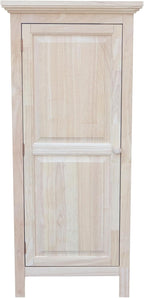 Single Jelly Cabinet, Solid Parawood Construction, 22.8"W x 12.5"D x 51"H - Image 7