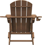 SERWALL Adirondack Chair with Cup Holders - Image 12
