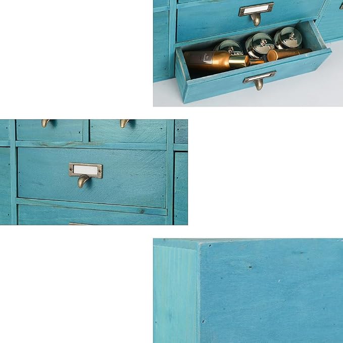 12 Drawers Apothecary Cabinet - Image 6