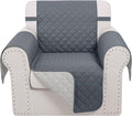 Reversible Recliner Chair Covers, Dark Blue/Grey | Chair Covers by LuxshareHome