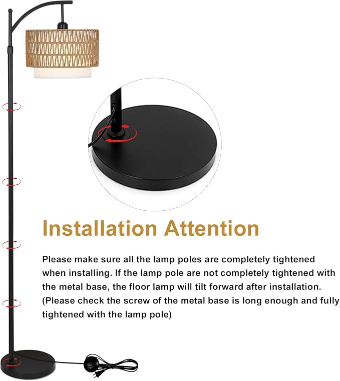 Arc Floor Lamp for Living Room - Image 8