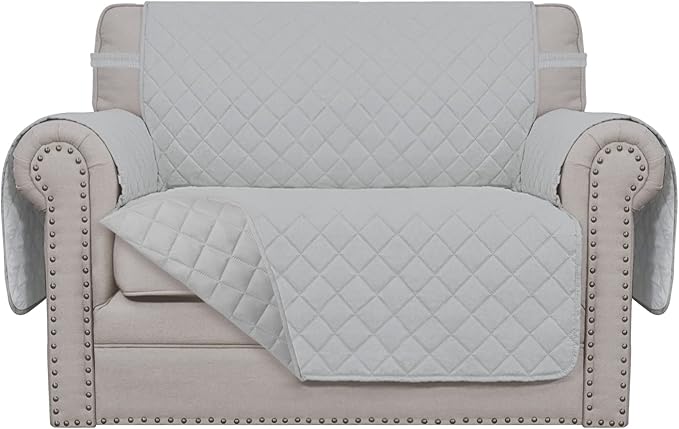 Easy-Going Reversible Couch Cover, Oversized Chair, Light Gray/Light Gray | by Easy-Going