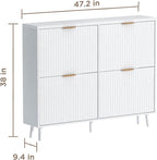 Shoe Cabinet Storage, Modern Freestanding Organizer - Image 2