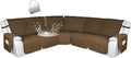 HDCAXKJ 100% Waterproof Reclining Sectional Couch Covers L Shape Recliner Sofa by HDCAXKJ