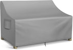 WLEAFJ Patio Sofa Cover Waterproof, 3-Seater Outdoor Sofa, Heavy Duty Deep by WLEAFJ