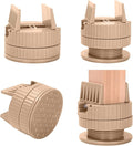 4 Pack Heavy Duty Bed Risers by Jedroc