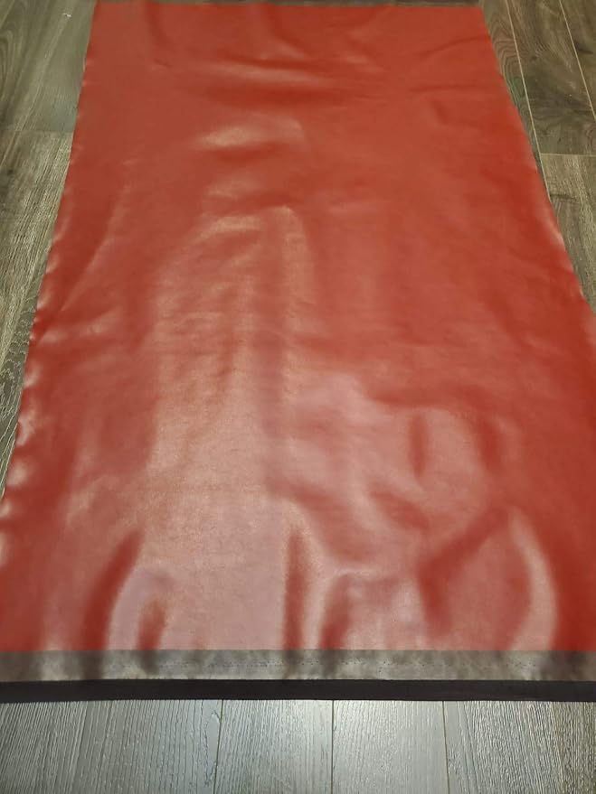 NAT Leathers | Burgundy Soft Faux Vegan Leather PU | 5 Yards Cut by the Yard | - Image 2