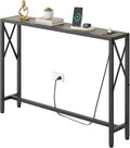Gewudraw 41.7" Console Table, Narrow Behind The Couch Table by Gewudraw