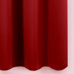 Blackout Curtains 66 x 54 Inch Long Red Curtains Set of 2 Panels Room Darkening - Image 8