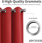 Joydeco Blackout Curtains 108 Inch Length 2 Panels Set, Thermal Insulated Long - Image 4